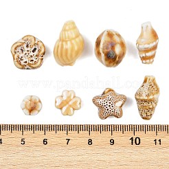 16шт 8 стиля фарфоровые бусины ручной работы&nbsp;PORC-FP0001-12