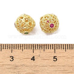 Gestell mit Messing-Pavé-Kubikzirkonia-Perlen&nbsp;KK-D100-11B-G
