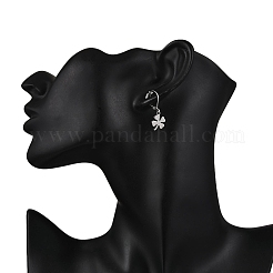 201 серьги из нержавеющей стали с застежкой-молнией EJEW-JE06506