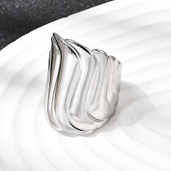 Кольца-манжеты из нержавеющей стали 304 для женщин&nbsp;RJEW-K313-17P