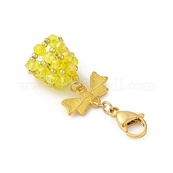 Pendentifs décoratifs en verre&nbsp;HJEW-MZ00311-03