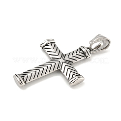 Винтажные подвески из хирургической нержавеющей стали 316 STAS-E212-44AS