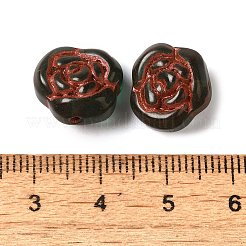 Прозрачные бусины лэмпворк&nbsp;LAMP-P065-01A-14