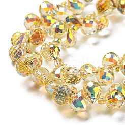 Гальванизируйте прозрачное стекло бисер нитей&nbsp;EGLA-M030-01A