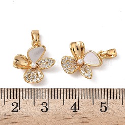 Латунные микро проложить кубического циркония подвески&nbsp;KK-C140-04G