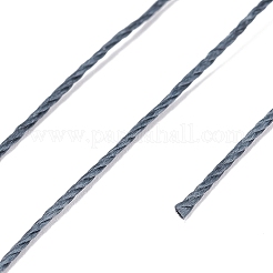 Круглая вощеная нить из полиэстера&nbsp;LS-YC-D004-02E-028