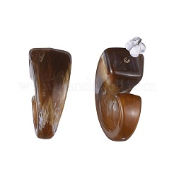 Orecchini in acrilico stile gemma imitazione&nbsp;EJEW-JE03379-01