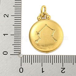 304 pendenti in acciaio inossidabile con montatura in strass&nbsp;LS-STAS-O009-01G-G