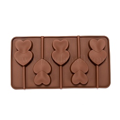 Пищевые силиконовые Молды для леденцов в форме сердца&nbsp;DIY-I061-12