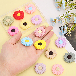 18 шт. 18 цвета пищевые экологически чистые силиконовые бусины SIL-CA0002-18