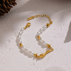 Роскошные браслеты из натуральных бусин пресноводного жемчуга для женщин&nbsp;TS1372