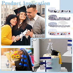 Полиэстеровая лента с золотым тиснением&nbsp;OCOR-PH0004-91B