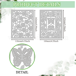 Трафареты для резки углеродистой стали для цветов DIY-WH0309-1830