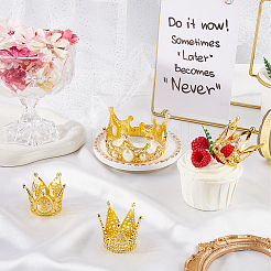 4 stücke 4 arten legierung strass crown kuchen dekoration&nbsp;DIY-SP0003-26G