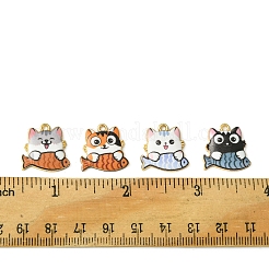 Подвески из эмали из сплава с покрытием 10 шт.&nbsp;FIND-FS0002-53B