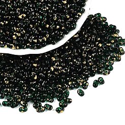 Perline di vetro dipinte a spruzzo picasso&nbsp;SEED-T006-04-15