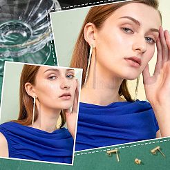 Фурнитура для сережек-гвоздиков из нержавеющей стали 304 STAS-UN0019-62G