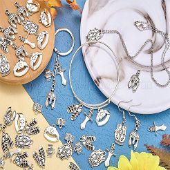 70 pièces 6 styles pendentifs en alliage de style tibétain&nbsp;FIND-SZ0003-91