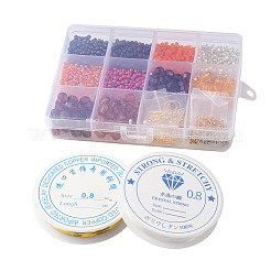 Набор для изготовления браслета с серьгами на тему благодарения своими руками DIY-FS0005-67