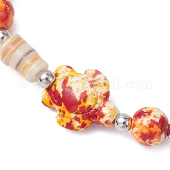 Браслеты из натуральных пресноводных ракушек в виде морских черепах и морских звезд&nbsp;BJEW-55.0-02