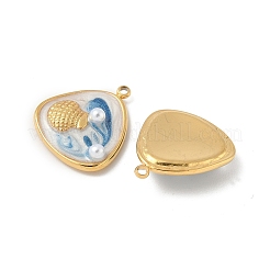 Подвески из нержавеющей стали 304 с эмалью&nbsp;STAS-U057-11G-C