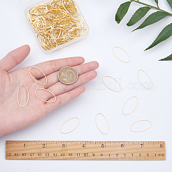 Латунные соединительные колечки KK-SC0001-24G