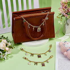 3 шт. алюминиевые витые цепи удлинители для сумок&nbsp;HJEW-HS00052