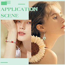 400 шт. акриловые колпачки для бусин&nbsp;OACR-SP0001-15