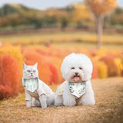 2 pañuelo de poliéster para perros de 2 estilos&nbsp;AJEW-WH0456-005