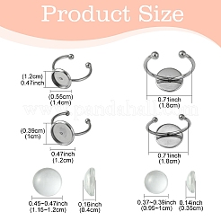 Набор для изготовления колец-манжет из нержавеющей стали 304 своими руками DIY-YW0008-56