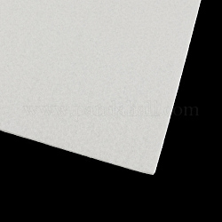 Tejido no tejido bordado fieltro de aguja para manualidades diy, blanco, 30x30x0.2~0.3 cm, 10 unidades / bolsa