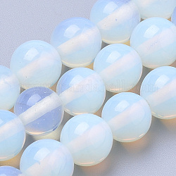 Chapelets de perles d'opalite, ronde, 20mm, Trou: 1.5mm, Environ 20 pcs/chapelet, 15.7 pouce