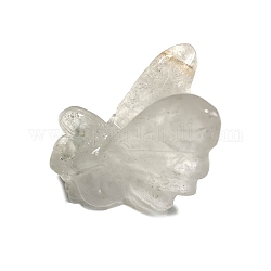 Natürliche Quarzkristall-Engel- und Feendekorationen, Figur als Heimdekoration, Reiki-Energiestein zur Heilung, 40x45x40 mm