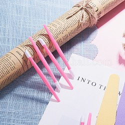 Ручка с тиснением, точечные инструменты, пластиковая ручка и силиконовая ручка, ярко-розовый, 98x6.5x6 мм