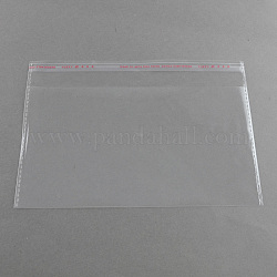 OPP Cellophane Bags, Rectangle, Clear, 14x20cm, Unilateral thickness: 0.035mm, Inner measure: 11x20cm
