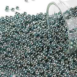 Toho perles de rocaille rondes, Perles de rocaille japonais, (512) brume bleue galvanisée, 11/0, 2.2mm, Trou: 0.8mm, environ 5555 pcs/50 g