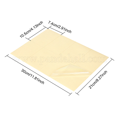 Papier autocollant imprimable pvc transparent auto-adhésif