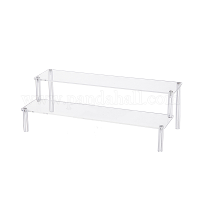 2-уровневый акриловый органайзер с подставкой для дисплея ODIS-WH0070-11B-02-1