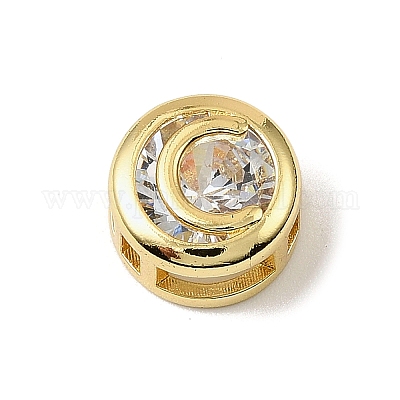 Латунные микро проложить кубического циркония многожильных соединения KK-C111-01G-C-1