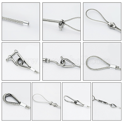 Тигровый хвостовой провод TWIR-WH0001-01-0.8mm-P-1