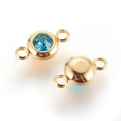 Соединительные элементы из нержавеющей стали 304 со стразами STAS-P237-17G-16-1