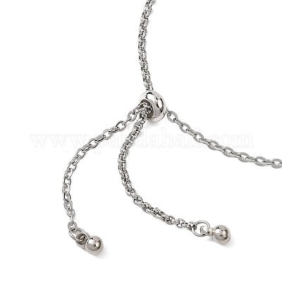 Изготовление браслета-цепочки Rolo из нержавеющей стали 304 AJEW-JB01459-02-1