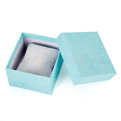 Прямоугольные бумажные подарочные коробки для ювелирных изделий CON-TAC0010-91E-1