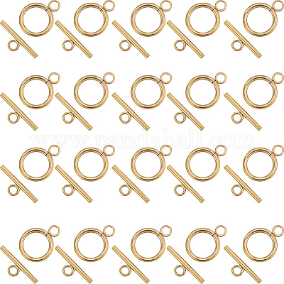 30 шт. застежка-тогл из нержавеющей стали 304 STAS-SC0007-42A-1