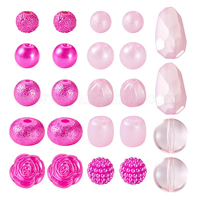 100 г непрозрачных акриловых бусин MACR-TA0001-51-1