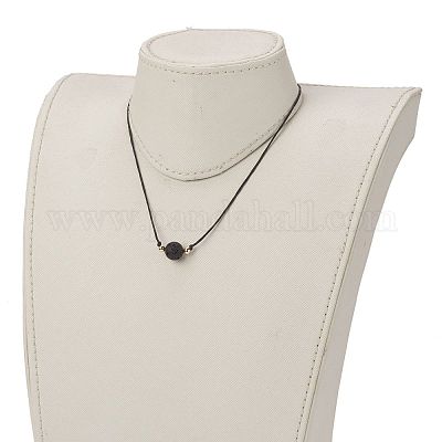 Бусы из натуральной лавы NJEW-JN03099-05-1