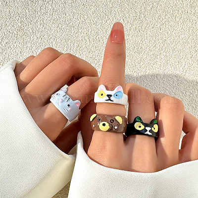 Кольца из смолы для женщин FS-WGBD8BE-01-1