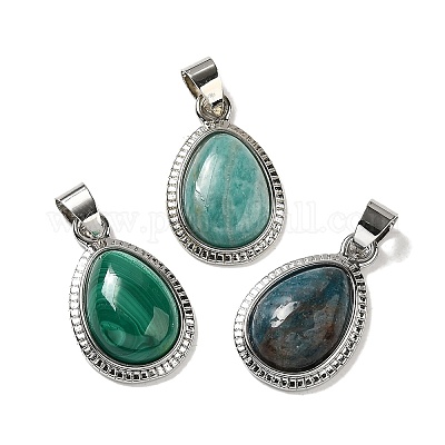 Природные каменные смешанные подвески G-M405-05P-M-1