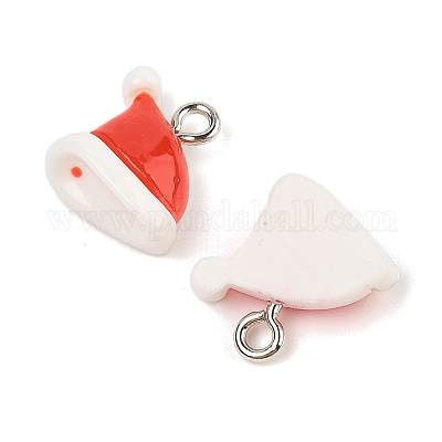 Подвески из непрозрачной смолы на рождественскую тематику RESI-S08-02E-1