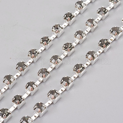 Wholesale 3.5mm Luxury Crystal Diamond Rhinestone Rope Tube for